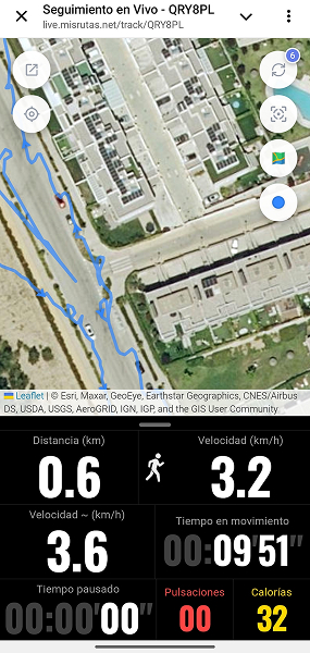 Live tracking with real-time data
